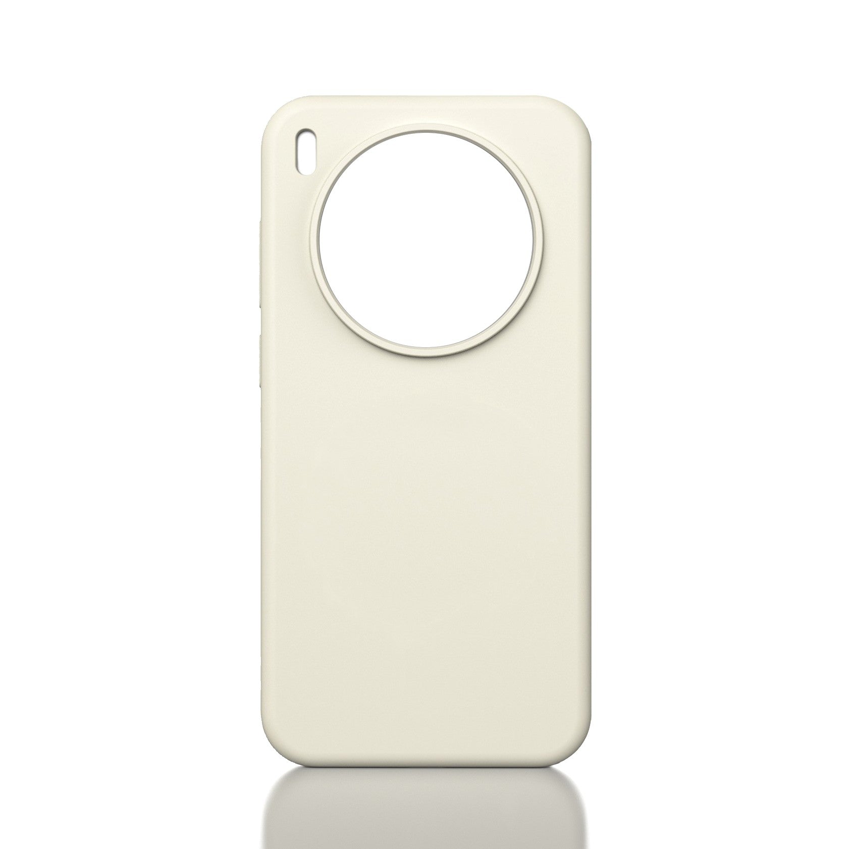 vivo X300 liquid silicon case Ivory