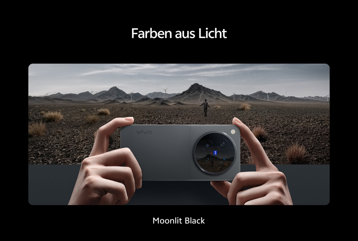 vivo X500 Pro Max colours: Starry Gray and Moonlit Black