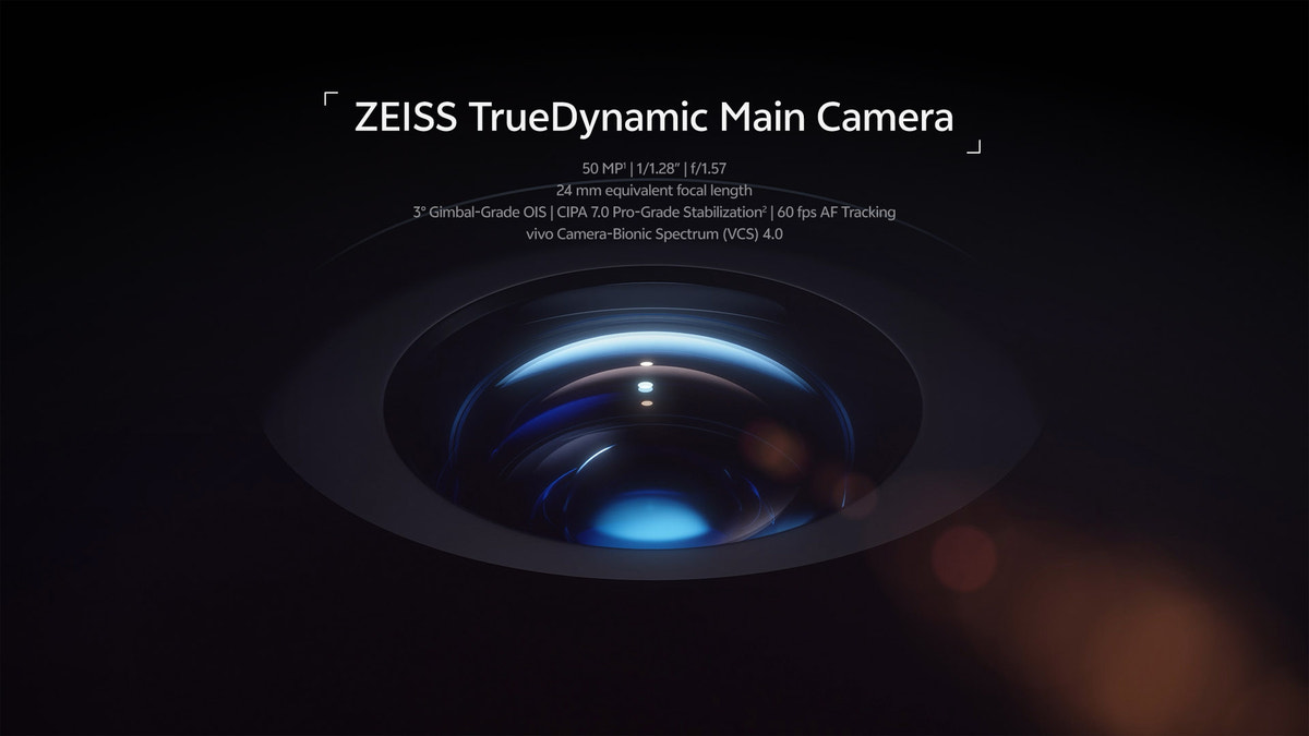 ZEISS camera specifications: main, 200 MP APO telephoto, ultra wide-angle and multi-zone laser focus sensor