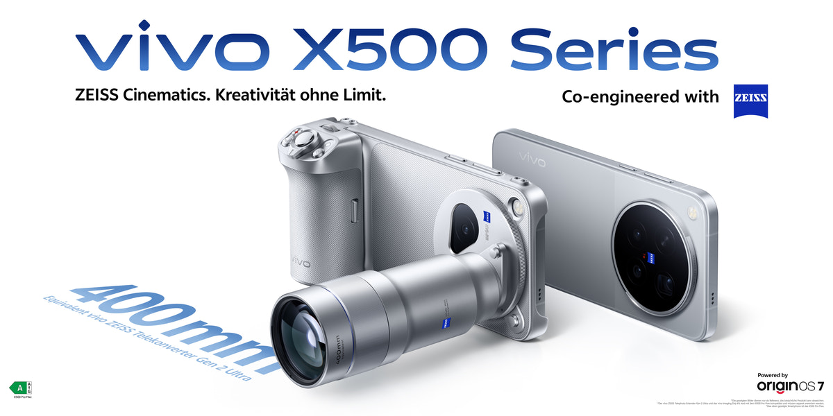 vivo X500 Pro Max with vivo ZEISS Telekonverter Gen 2 Ultra