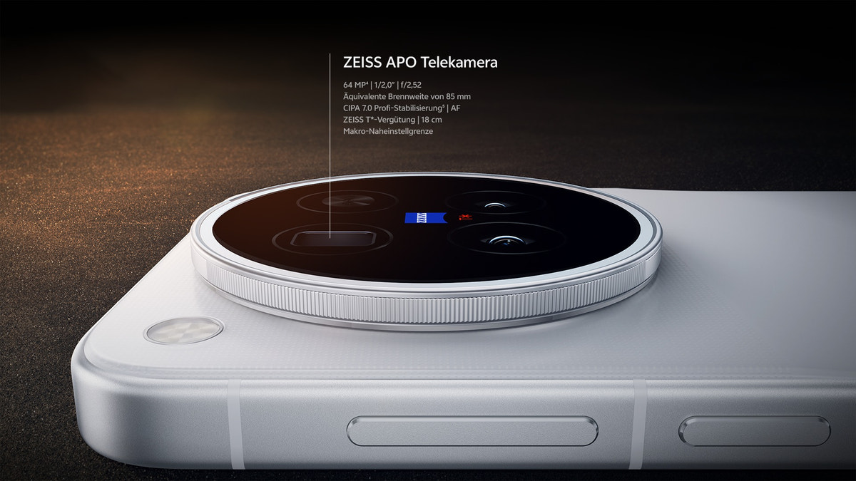 Camera: Cinematics in Every Frame, with ZEISS main, APO telephoto and ultra wide-angle camera specifications
