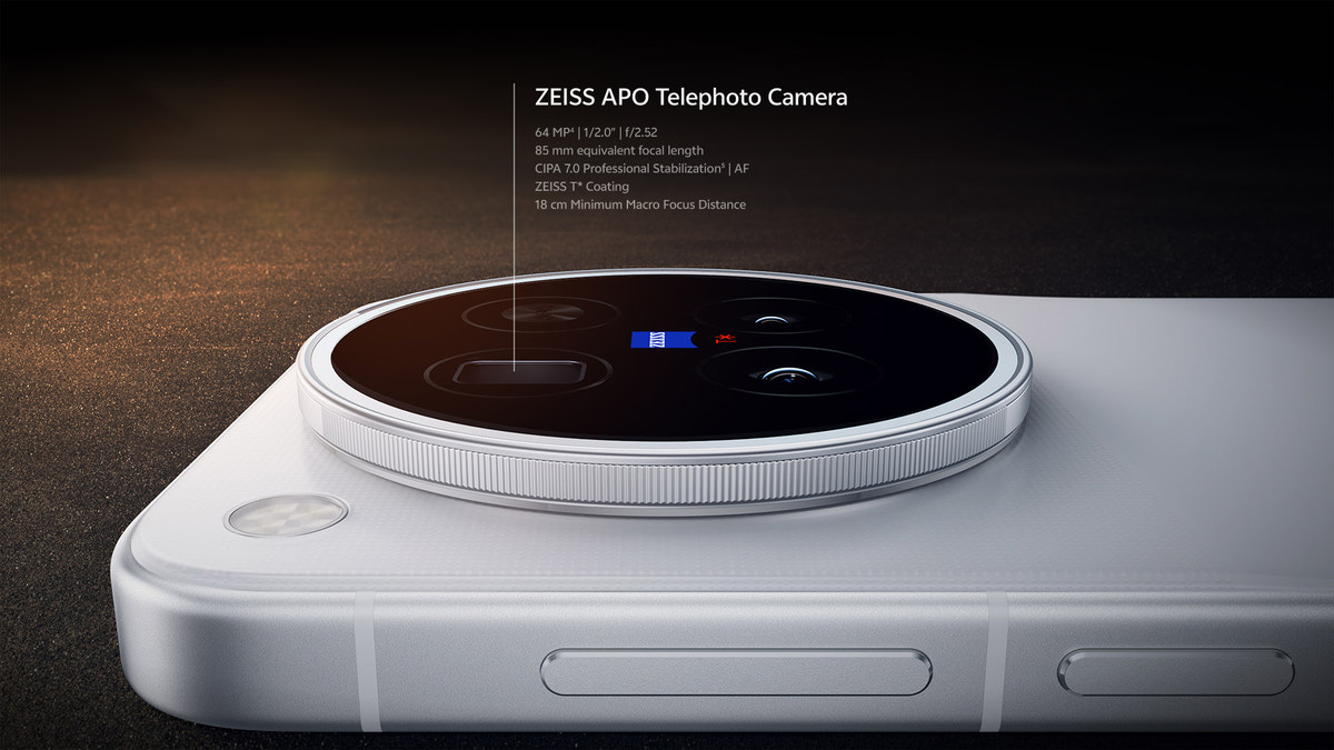 Camera: Cinematics in Every Frame, with ZEISS main, APO telephoto and ultra wide-angle camera specifications